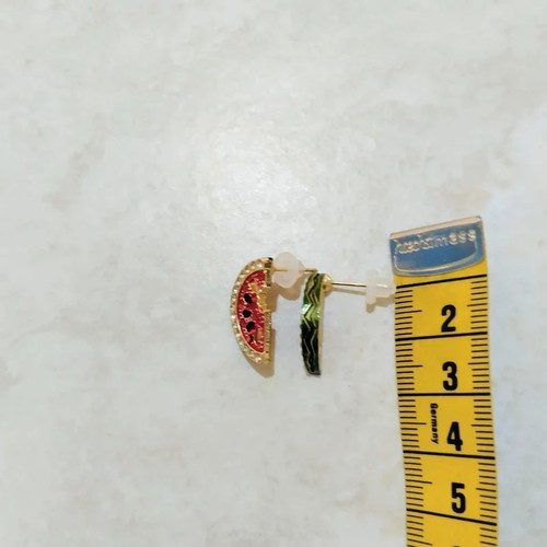Mango Watermelon Stud Earrings New, Summertime Style