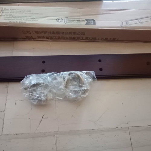 Wooden Wall Hook New with Hooks and Screws