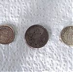  3 Νομίσματα (SET OF 3 COINS)1952.1965.1919