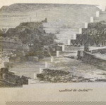 1890 το Κάστρο της Κέρκυρας  ξυλογραφια