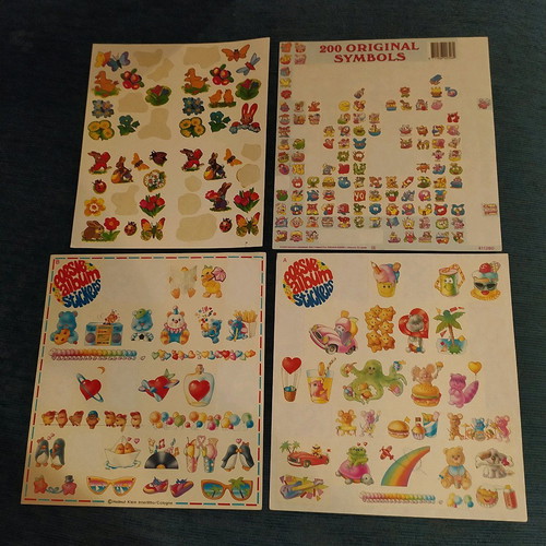 Stickers used, rare 90s decade
