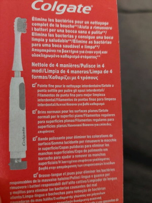 Colgate 360º sonic slim tip electric toothbrush