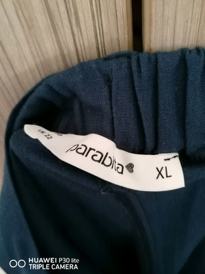 Parabita blue pants with belt and pockets used XL