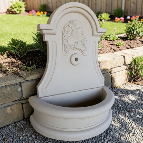 Garden fountain sink Saint George new, concrete