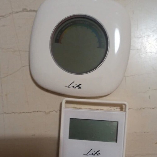 Life digital room thermometers set of 2 like new, one with magnet