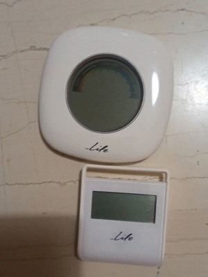 Life digital room thermometers set of 2 like new, one with magnet