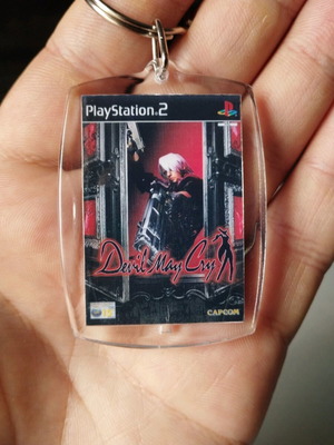 Devil May Cry PS2 acrylic keychain new