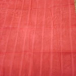 Square scarf like new, red, polyester