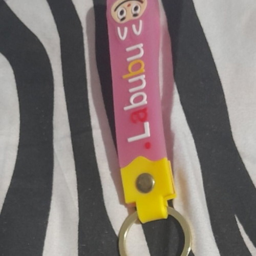 Labubu Keychain new, pink and yellow