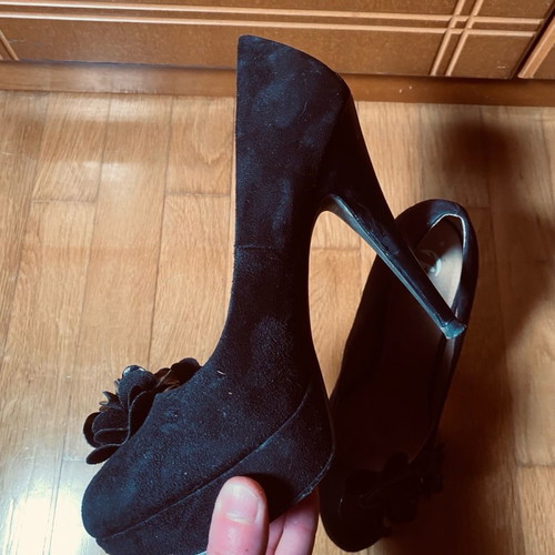 Bata black high heels used size 39