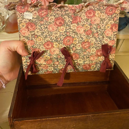 Storage box like new with fabric top
