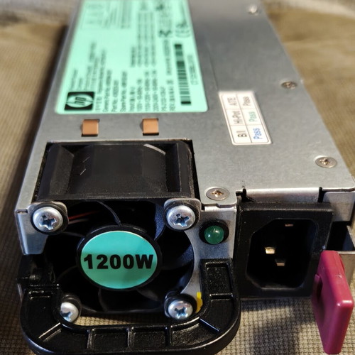 HP HSTNS-PL11 12Vdc 100A 1200W Server Power Supply like new