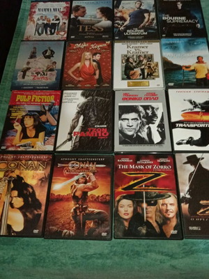 Ταινίες DVD καινούργιες, πακέτο 20, με ελληνικούς υπότιτλους