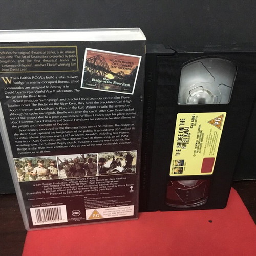The Bridge On The River Kwai VHS used, English version without subtitles