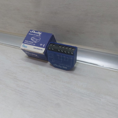 Shelly Dimmer 0/1-10V PM Gen3 smart dimmer with Wi-Fi & Bluetooth