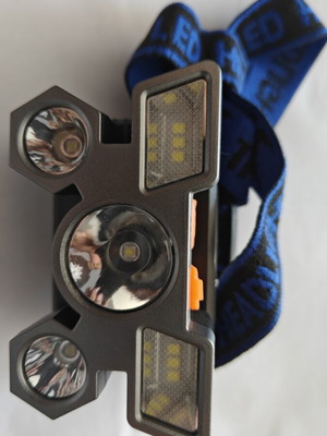 Επαναφορτιζόμενος φακός κεφαλής LED USB πολυλειτουργικός