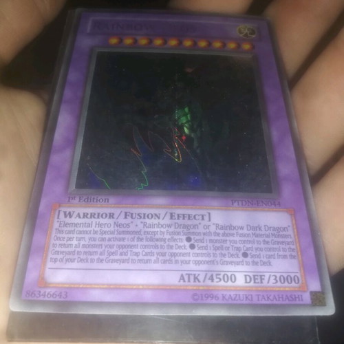 Rainbow Neos 1st Edition Ghost Rare Yu-Gi-Oh! card