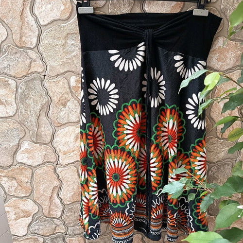 Boho skirt like new, multicolor, one size with elasticity