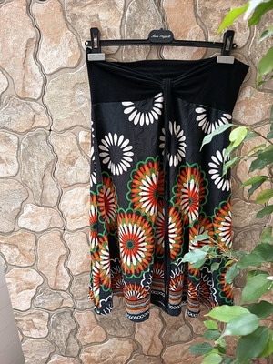 Boho skirt like new, multicolor, one size with elasticity