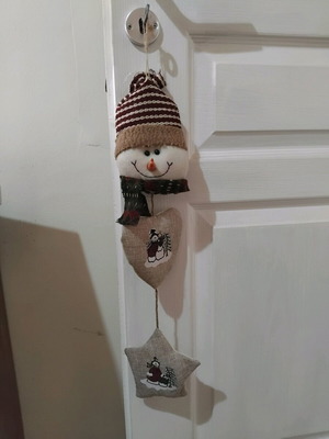Christmas decoration set of 6 pieces like new