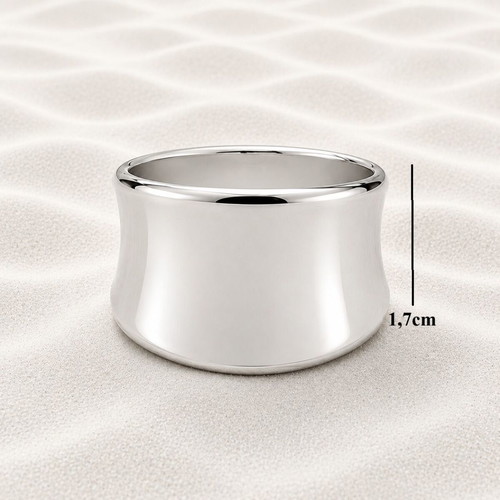 Ring made of stainless steel new, silver color
