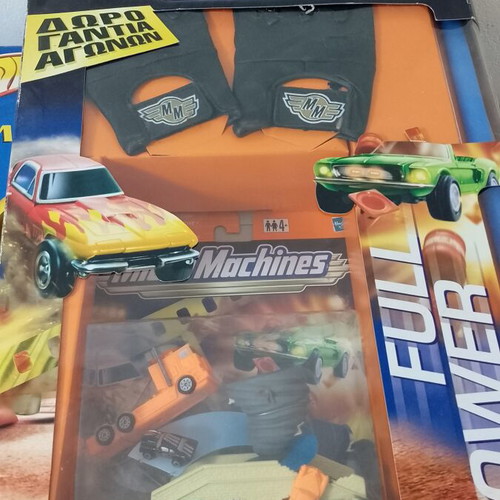 Micro Machines vintage Easter candle with racing gloves and Tornado Twist track new