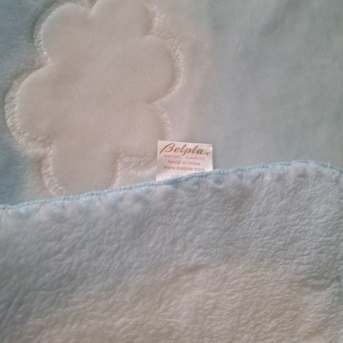 Belpla baby blanket like new, made in Spain, soft and warm