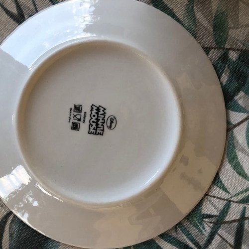 Minnie Mouse’s children’s plate and salad bowl set like new, ceramic