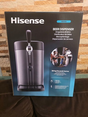 Hisense διανεμητής μπύρας με βρυσάκι καινούργιο