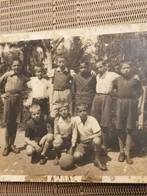 Volos football club Atlas 1940 photo used, rare