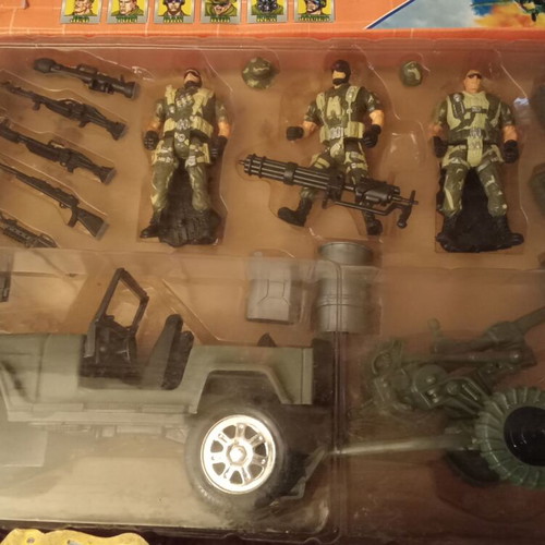 Military Force figures used, sealed in box