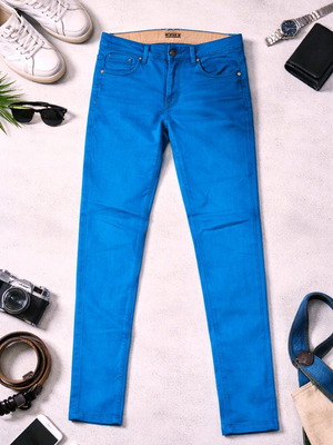 Zara blue pants like new, size S