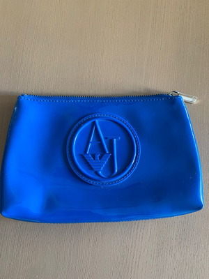 Armani clutch bag new in electric blue color