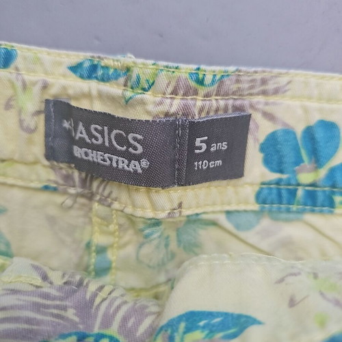 Orchestra shorts for girl 5 years 110 cm like new, yellow