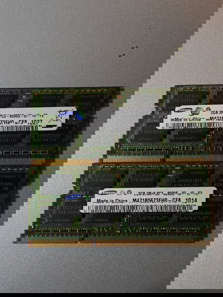 4gb (2+2) Samsung ddr3 sodimm 1066mhz