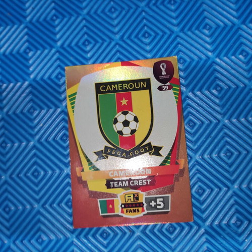 Qatar 2022 cards like new with national team crests and heroes