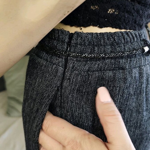 Enzzo gray pants like new, size Small
