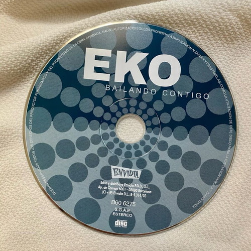 EKO Bailando Contigo CD used, Latin