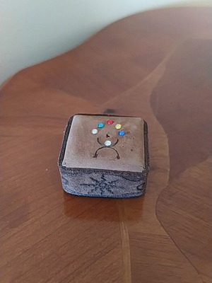 Indian incense stick holder suede, like new