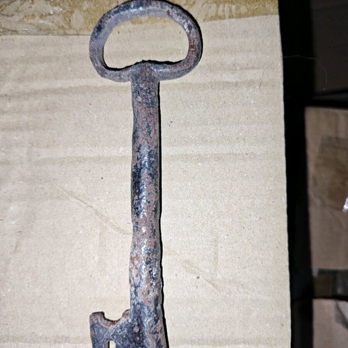 Vintage key used, large 15cm