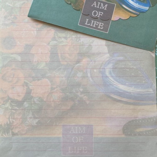 Letter set like new, rare scented pieces from abroad