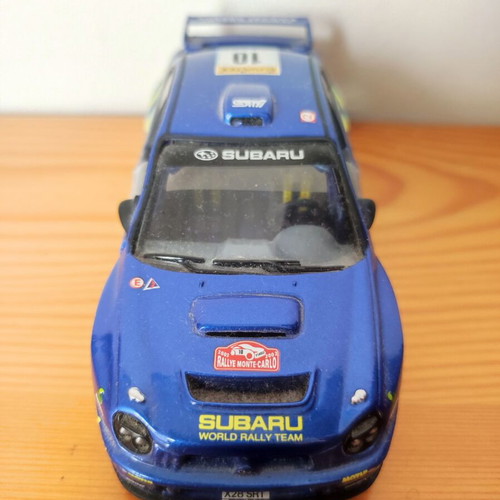 Subaru Impreza WRC 2002 Monte Carlo Rally νικητής Saico μεταλλικό μοντέλο 1:32 σαν καινούργιο
