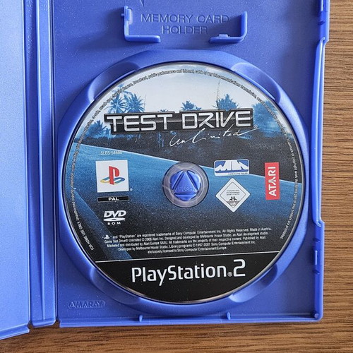 Test Drive Unlimited PS2 game used, Black Label edition