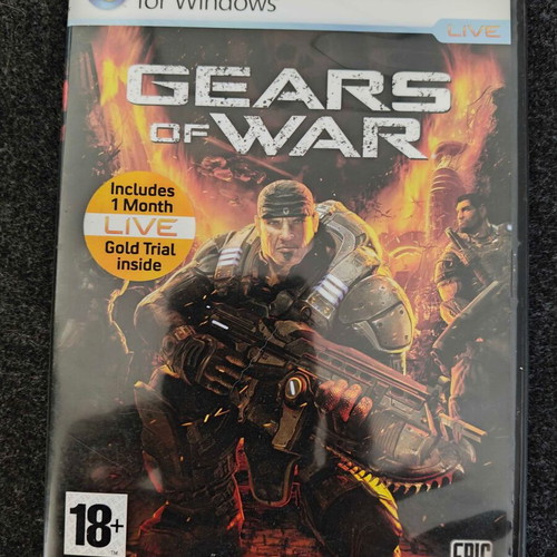 Gears of War PC DVD like new, official edition with Live Gold trial