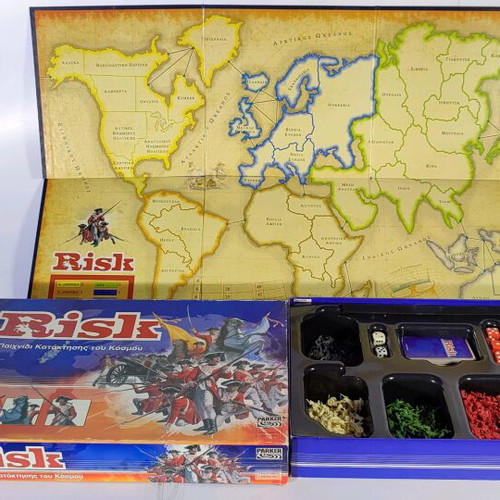 Risk Parker board game used from 2004 without instructions