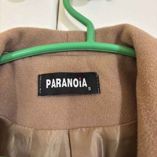 Paranoia camel coat like new, size S