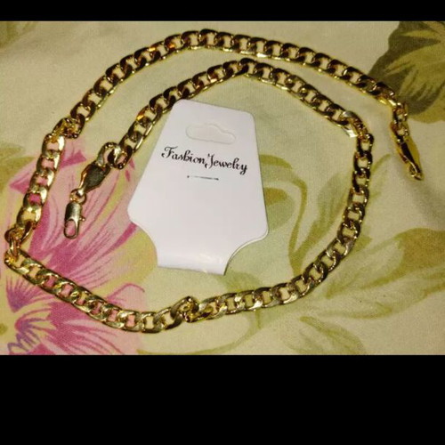 Standard Chain Necklace new, gold tone, 46 cm length