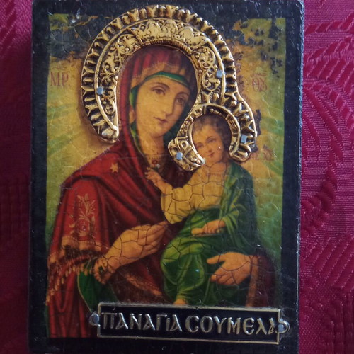 Set of four religious icons