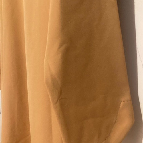 Crepe dress size XL elastic yellow like new