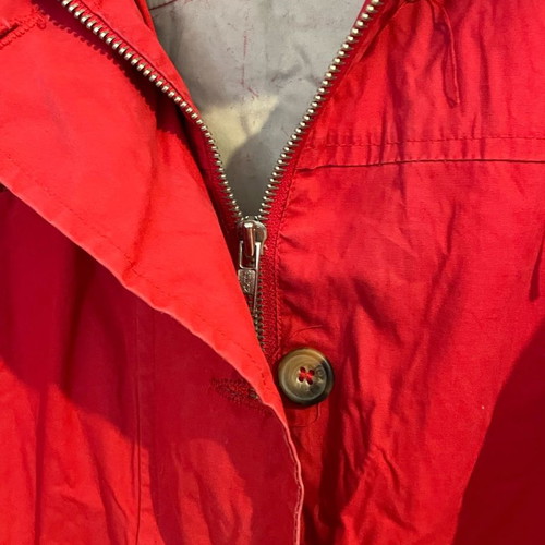 Zara Trafaluc red hooded rain jacket used size M